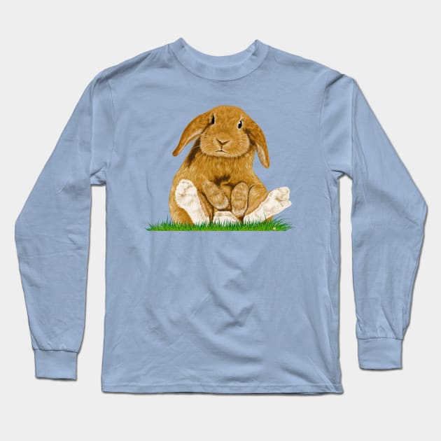 Bunny Long Sleeve T-Shirt by VectorInk